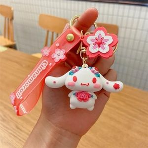 🌸Hello Kitty Cinnamoroll Lanyard Keychain Pink Hibiscus🌸